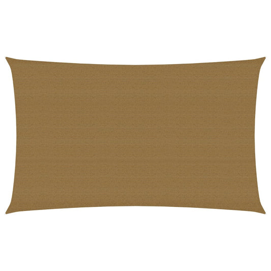 Sonnensegel 160 g/m² Taupe 2x5 m HDPE