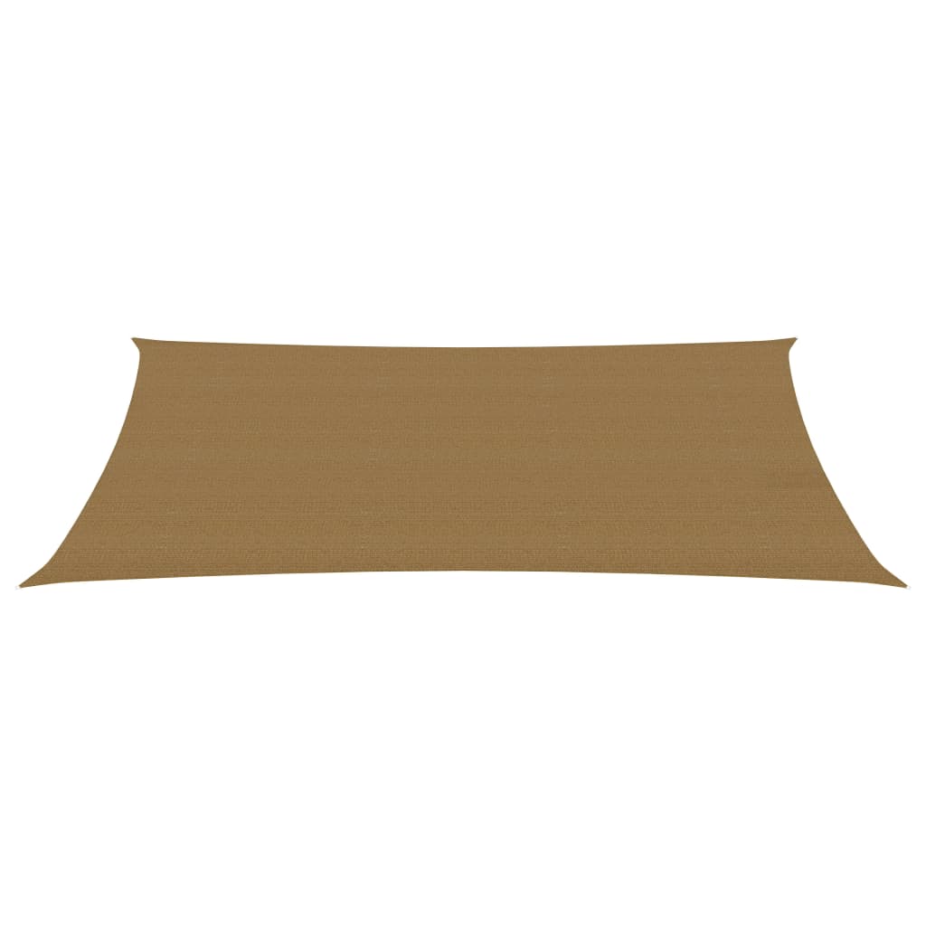 Sonnensegel 160 g/m² Taupe 2x5 m HDPE