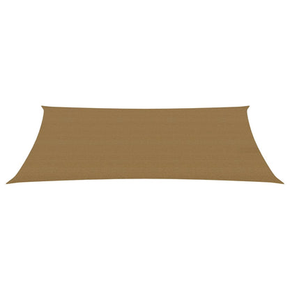 Sonnensegel 160 g/m² Taupe 2x5 m HDPE