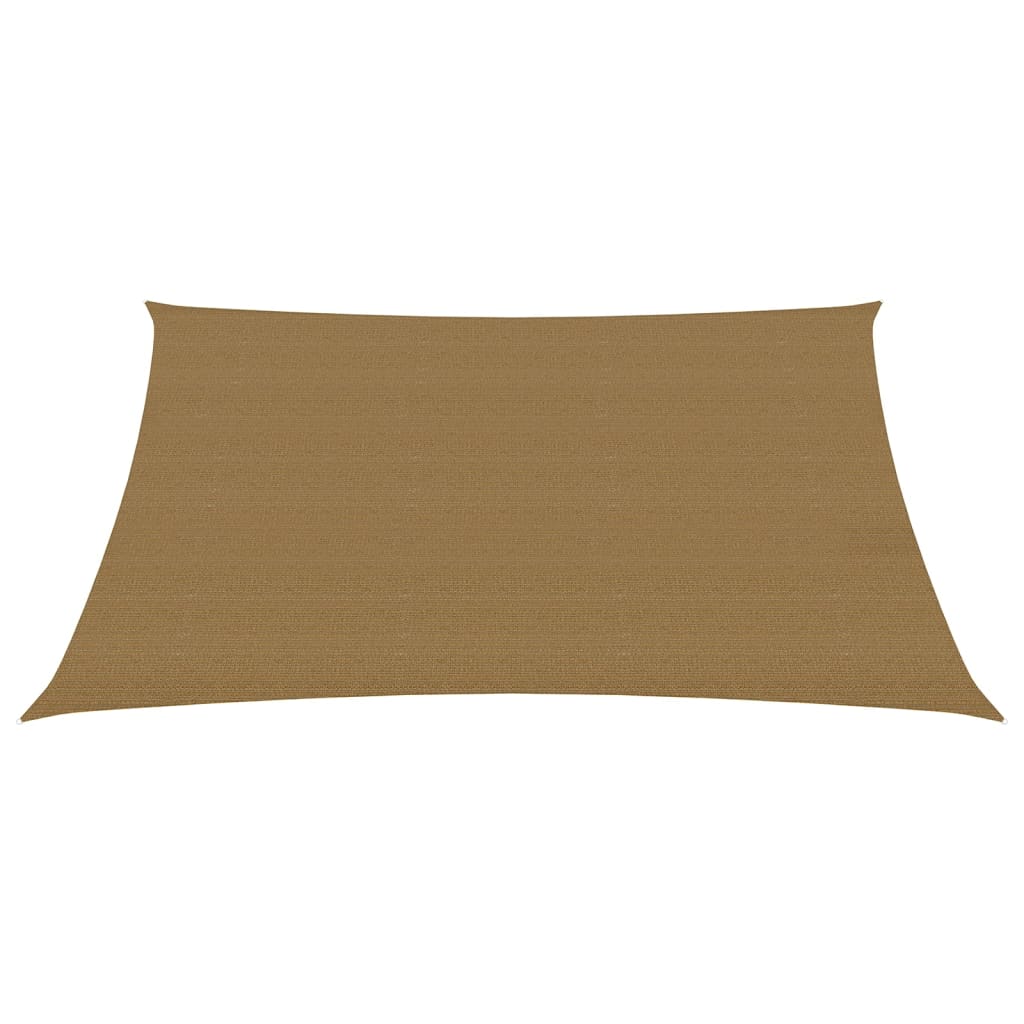 Sonnensegel 160 g/m² Taupe 2,5x3,5 m HDPE