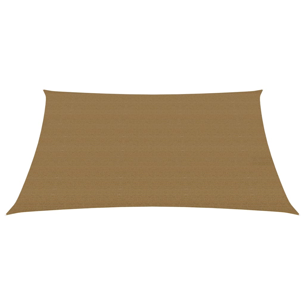 Sonnensegel 160 g/m² Taupe 2,5x4 m HDPE