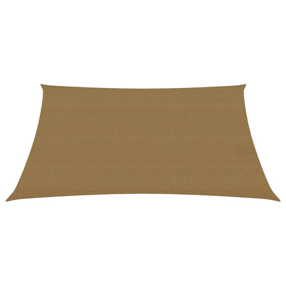 Sonnensegel 160 g/m² Taupe 2,5x4 m HDPE