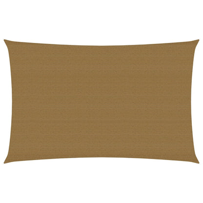 Sonnensegel 160 g/m² Taupe 2,5x4,5 m HDPE