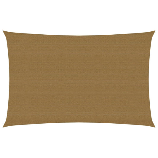 Sonnensegel 160 g/m² Taupe 2,5x4,5 m HDPE