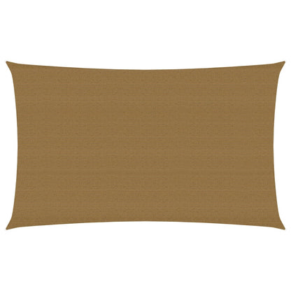 Sonnensegel 160 g/m² Taupe 2,5x5 m HDPE