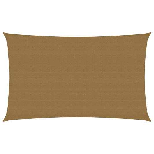 Sonnensegel 160 g/m² Taupe 2,5x5 m HDPE