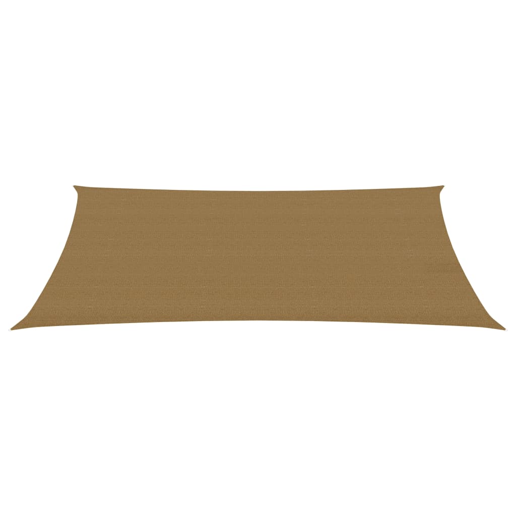 Sonnensegel 160 g/m² Taupe 3x5 m HDPE