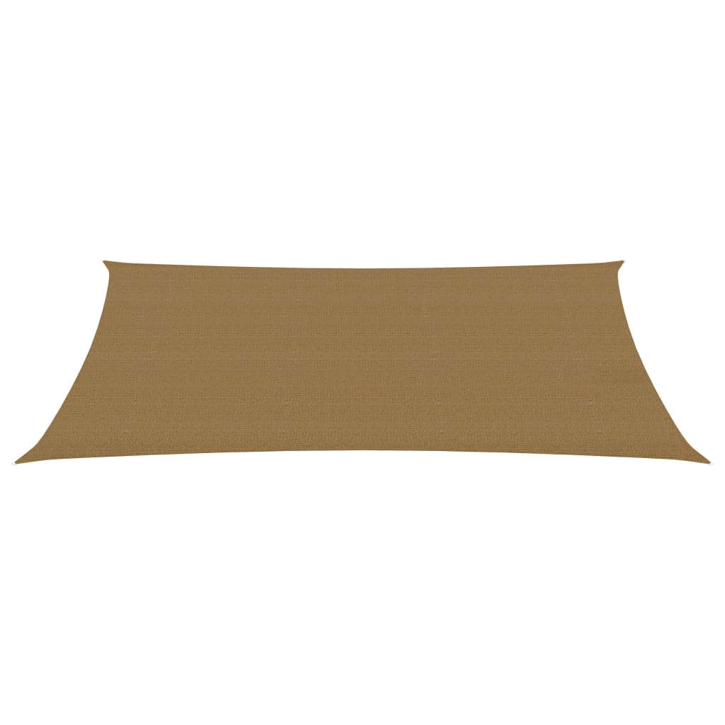 Sonnensegel 160 g/m² Taupe 5x7 m HDPE