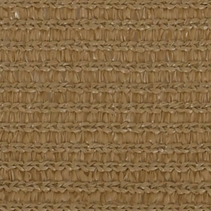 Sonnensegel 160 g/m² Taupe 5x7 m HDPE