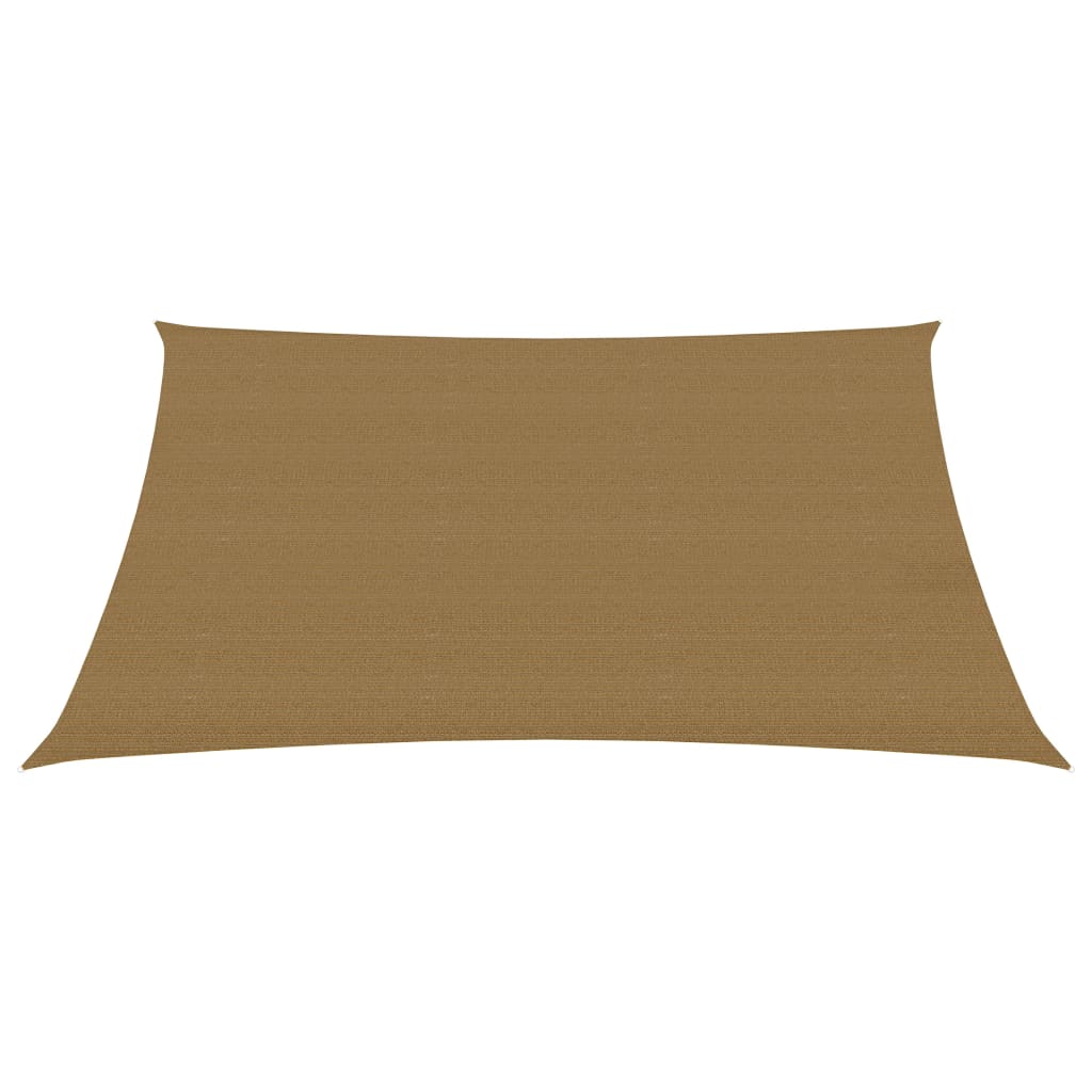 Sonnensegel 160 g/m² Taupe 6x7 m HDPE