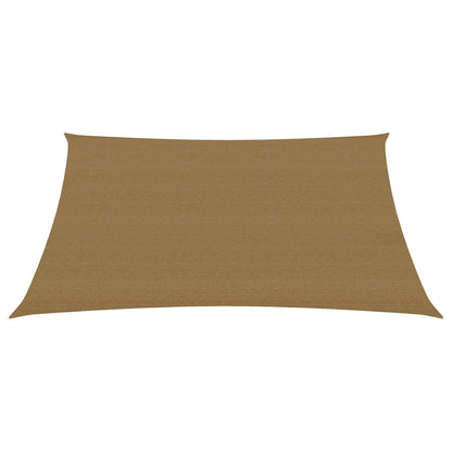 Sonnensegel 160 g/m² Taupe 6x7 m HDPE