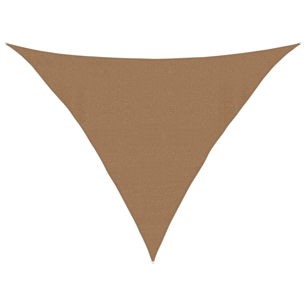 Sonnensegel 160 g/m² Taupe 4x4x5,8 m HDPE