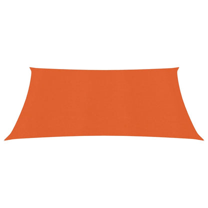 Sonnensegel 160 g/m² Quadratisch Orange 4x4 m HDPE