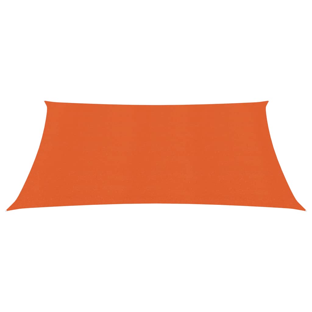 Sonnensegel 160 g/m² Orange 2,5x3 m HDPE