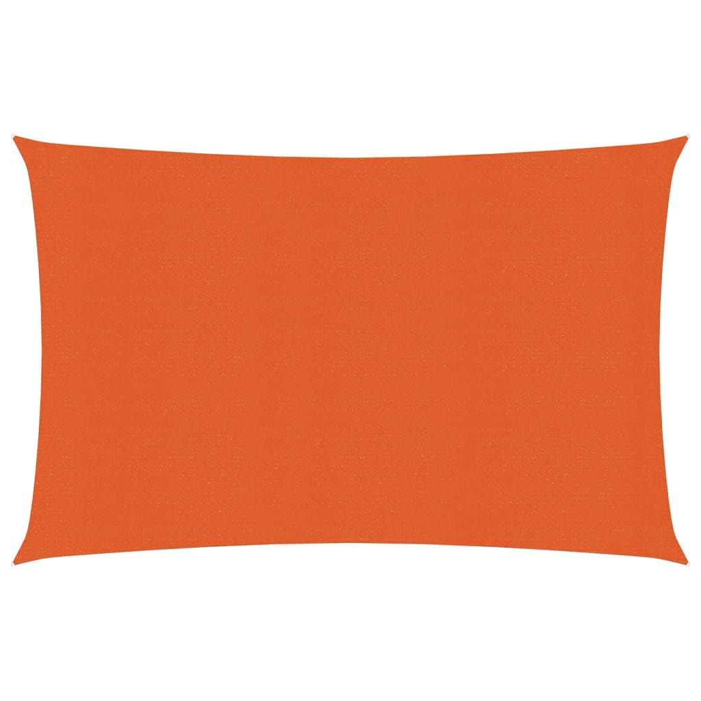 Sonnensegel 160 g/m² Orange 2,5x3,5 m HDPE