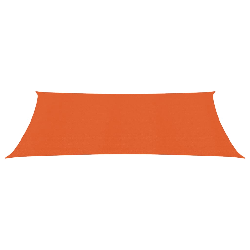 Sonnensegel 160 g/m² Rechteckig Orange 3x6 m HDPE