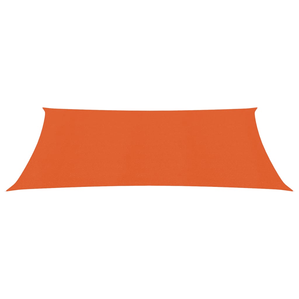 Sonnensegel 160 g/m² Rechteckig Orange 5x7 m HDPE