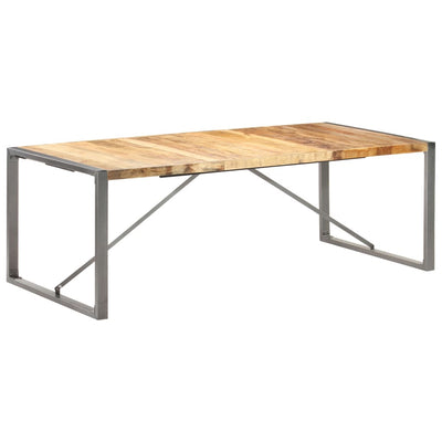 Esstisch 220x100x75 cm Raues Mango-Massivholz