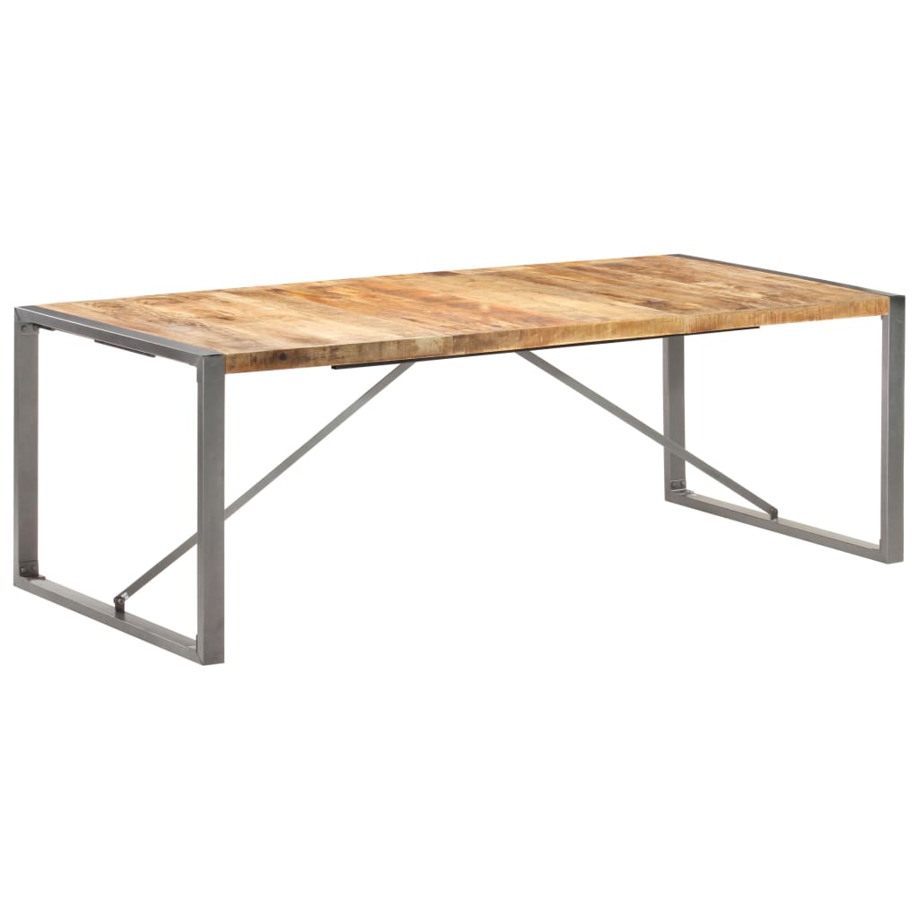 Esstisch 220x100x75 cm Raues Mango-Massivholz