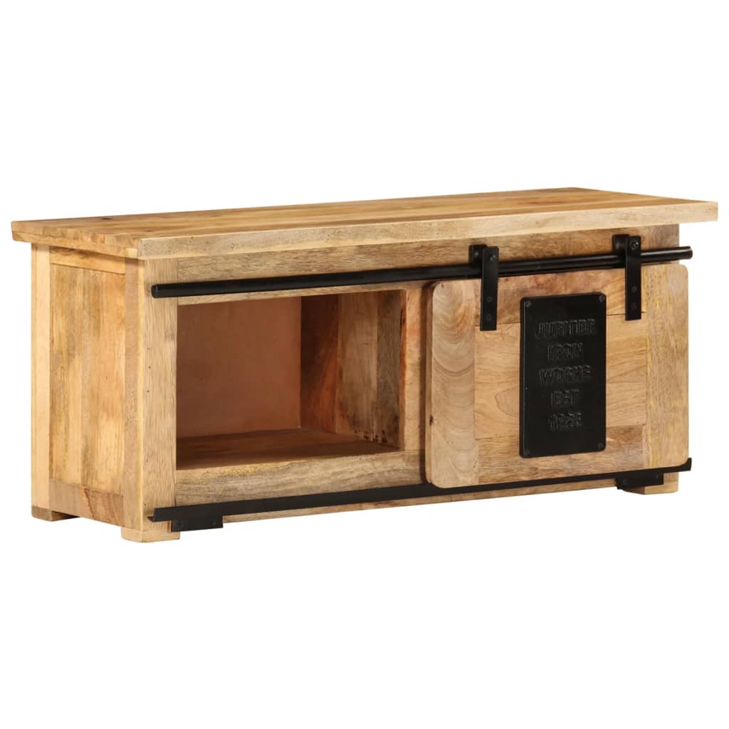 TV-Schrank 90x35x40 cm Massivholz Mango