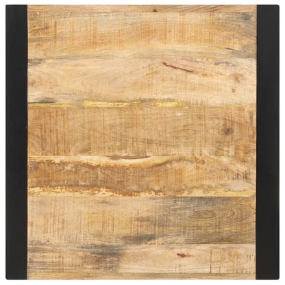 Esstisch 60x60x75 cm Raues Mango-Massivholz