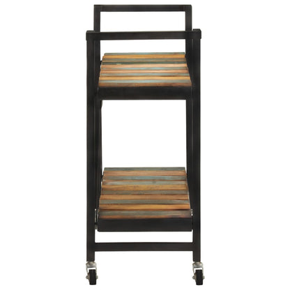 Küchenwagen 87x36x81 cm Altholz Massiv