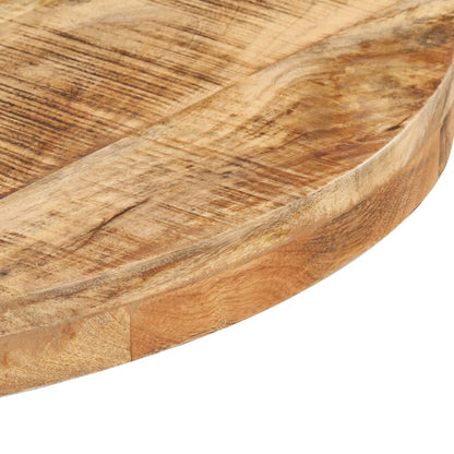 Bistrotisch Rund Ø50x75 cm Raues Mangoholz