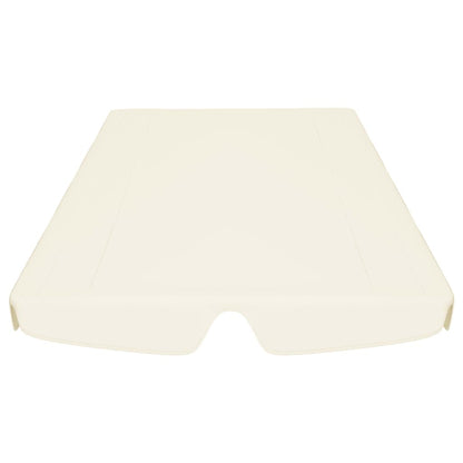 Ersatzdach für Hollywoodschaukel Creme 150/130x105/70 cm