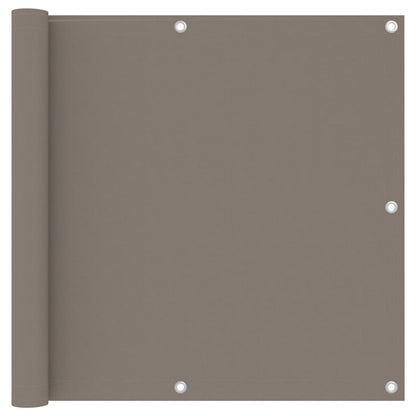 Balkon-Sichtschutz Taupe 90x300 cm Oxford-Gewebe