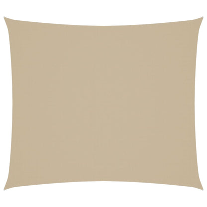 Sonnensegel Oxford-Gewebe Rechteckig 2x2,5 m Beige