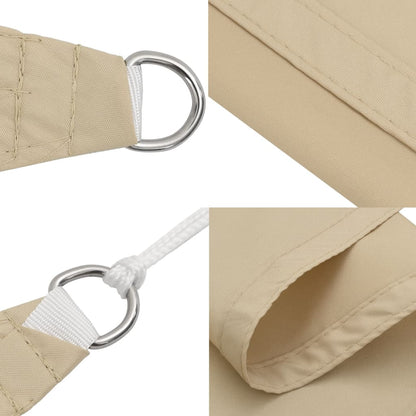 Sonnensegel Oxford-Gewebe Rechteckig 2x2,5 m Beige