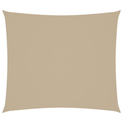 Sonnensegel Oxford-Gewebe Rechteckig 2,5x3 m Beige