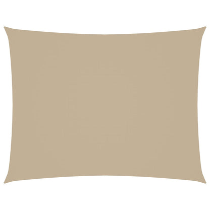 Sonnensegel Oxford-Gewebe Rechteckig 2,5x4 m Beige