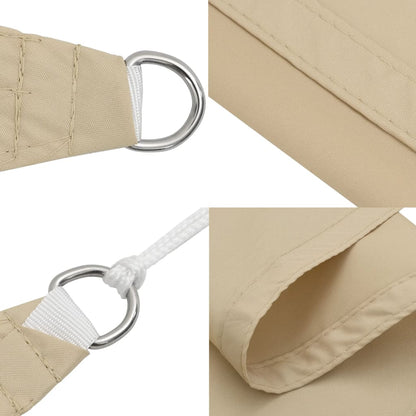 Sonnensegel Oxford-Gewebe Rechteckig 2,5x5 m Beige