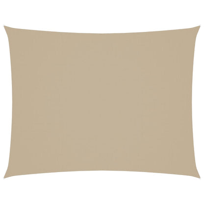 Sonnensegel Oxford-Gewebe Rechteckig 3x4 m Beige