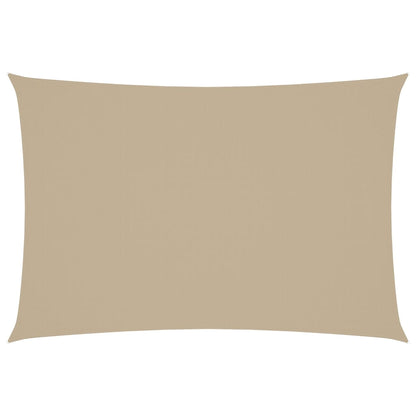 Sonnensegel Oxford-Gewebe Rechteckig 3x5 m Beige