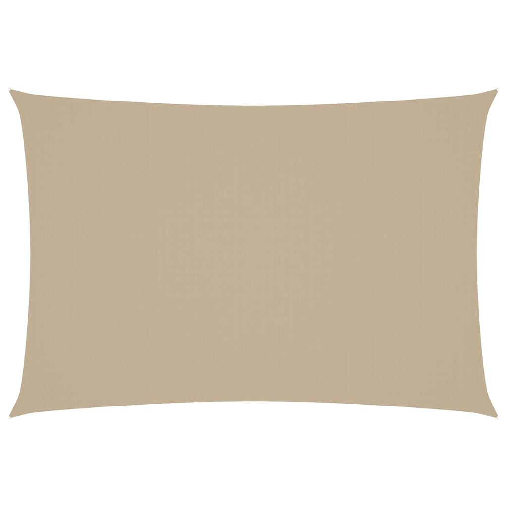 Sonnensegel Oxford-Gewebe Rechteckig 3x5 m Beige