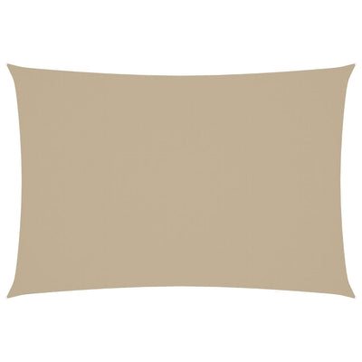 Sonnensegel Oxford-Gewebe Rechteckig 3x5 m Beige