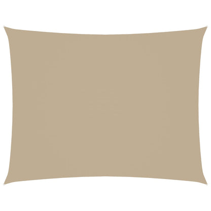 Sonnensegel Oxford-Gewebe Rechteckig 3,5x4,5 m Beige