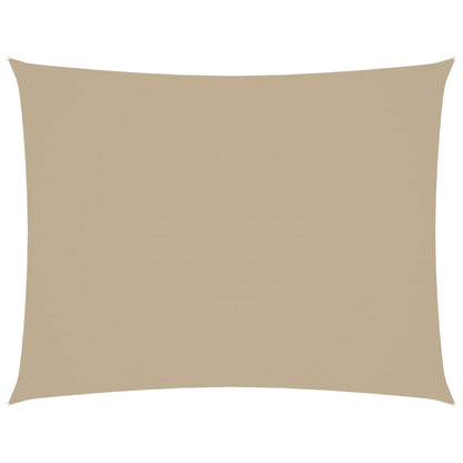 Sonnensegel Oxford-Gewebe Rechteckig 4x5 m Beige