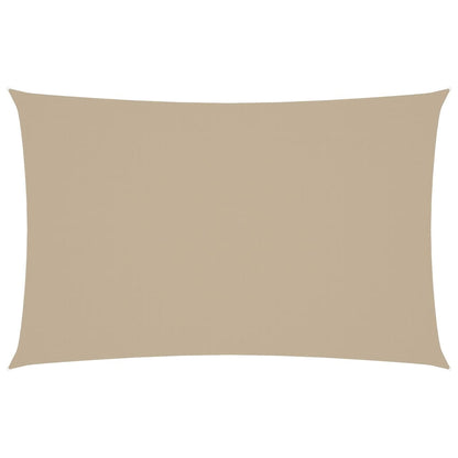 Sonnensegel Oxford-Gewebe Rechteckig 4x7 m Beige