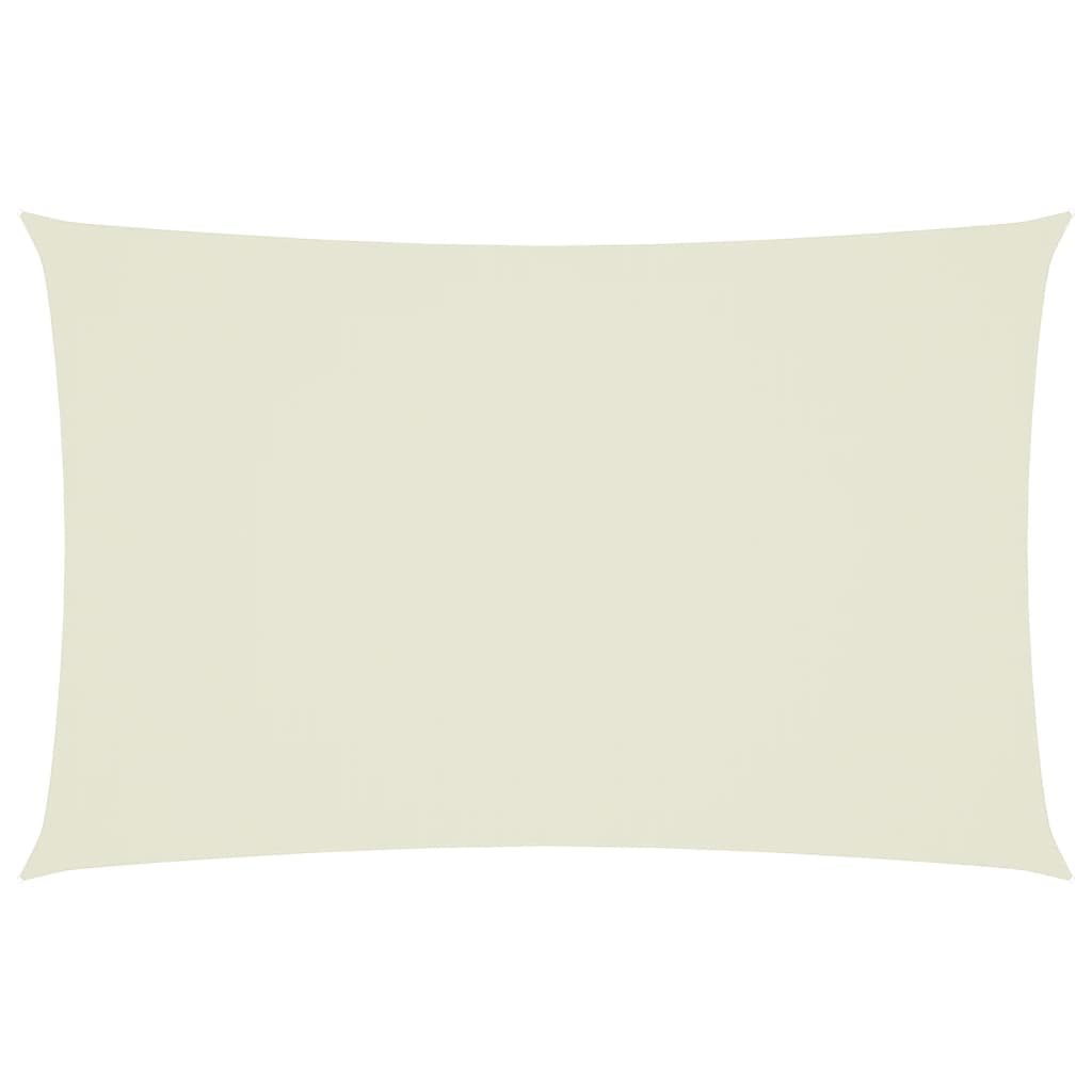 Sonnensegel Oxford-Gewebe Rechteckig 2,5x5 m Creme