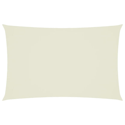 Sonnensegel Oxford-Gewebe Rechteckig 2,5x5 m Creme