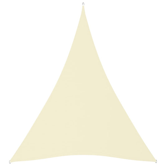 Sonnensegel Oxford-Gewebe Dreieckig 4x5x5 m Creme