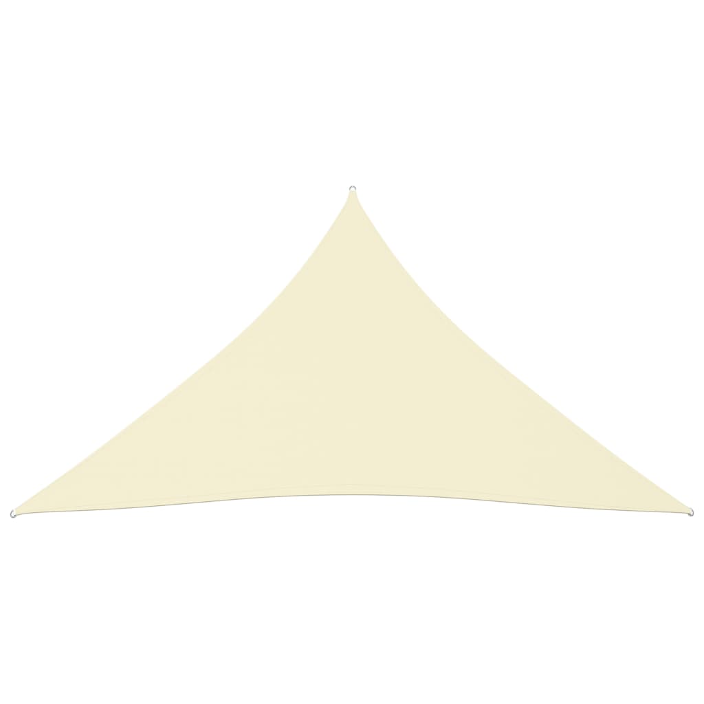 Sonnensegel Oxford-Gewebe Dreieckig 4x5x5 m Creme