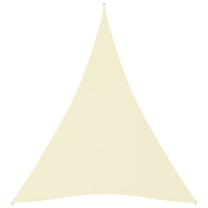 Sonnensegel Oxford-Gewebe Dreieckig 5x7x7 m Creme