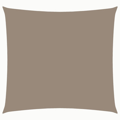 Sonnensegel Oxford-Gewebe Quadratisch 2,5x2,5 m Taupe