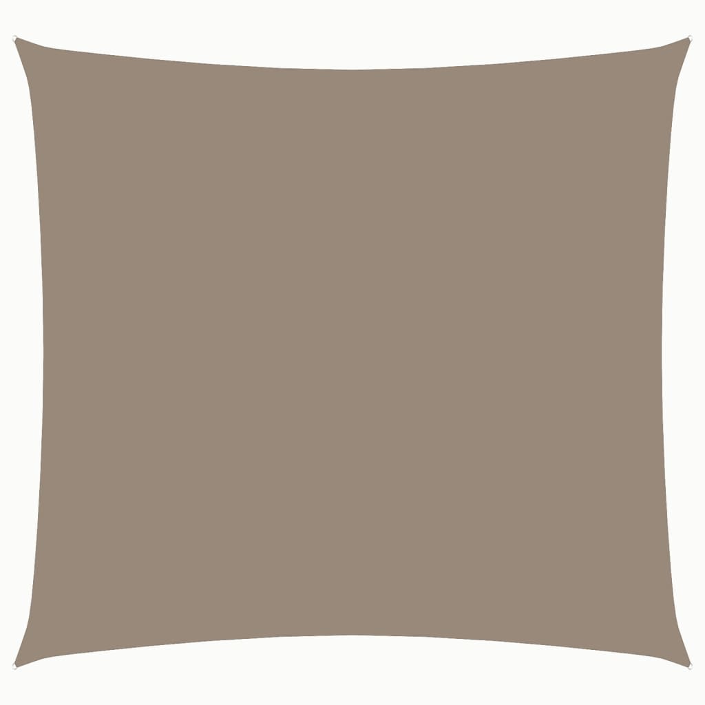 Sonnensegel Oxford-Gewebe Quadratisch 3,6x3,6 m Taupe