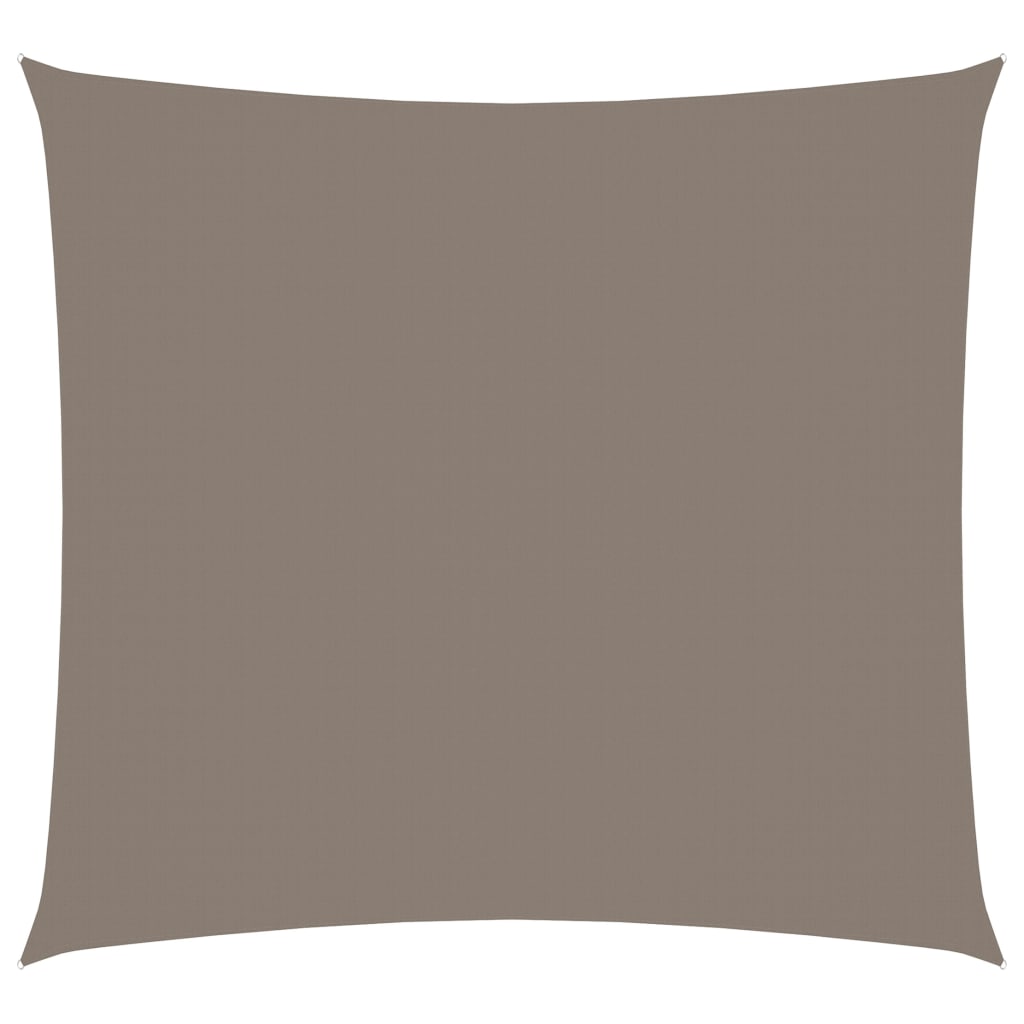 Sonnensegel Oxford-Gewebe Quadratisch 4x4 m Taupe