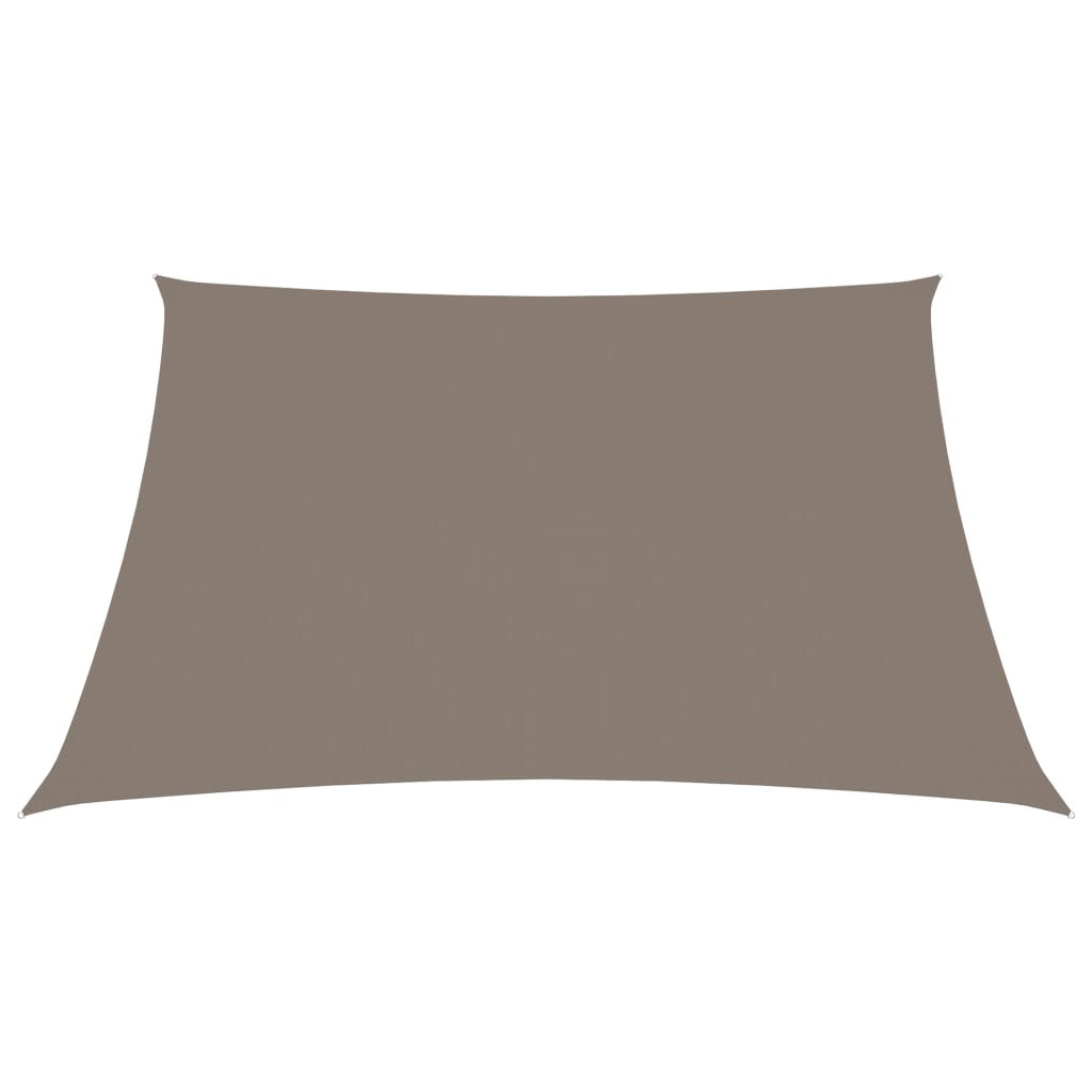 Sonnensegel Oxford-Gewebe Quadratisch 4x4 m Taupe